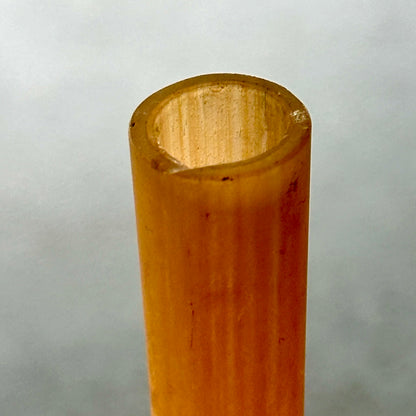 Soliflore signé DAUM Nancy - verre marmoréen orange – Art Nouveau