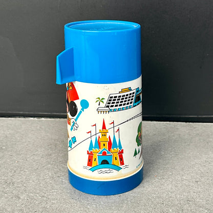 "Thermos Disney vintage avec château de Cendrillon Walt Disney World"