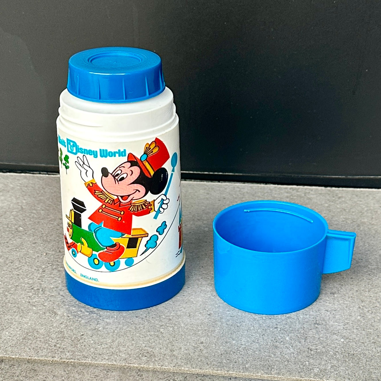 Thermos vintage Walt Disney World 1971 – Aladdin Continental – Objet culte du parc d’Orlando