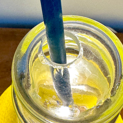 Lampe en Verre "Bouteille de Soda" type Orangina - Années 80