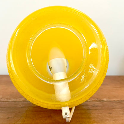 Lampe en Verre "Bouteille de Soda" type Orangina - Années 80