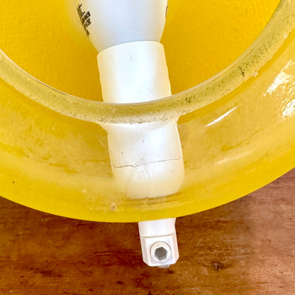 Lampe en Verre "Bouteille de Soda" type Orangina - Années 80