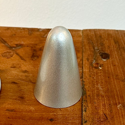 Lampe Psychédélique Lave Vintage - Métal et Verre - Rouge et Blanc