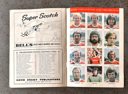 Programme Officiel – Finale Coupe d’Europe 1976 AS Saint-Étienne vs Bayern Munich