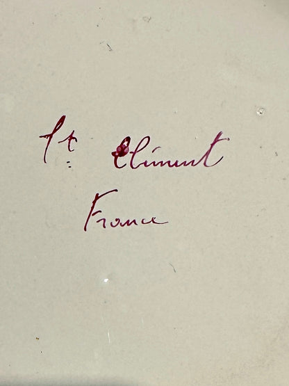 Assiette en Faïence de Saint Clément - Modèle au Coq