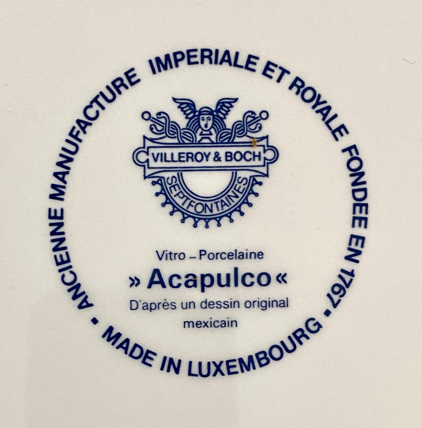 Grand plat série " Acapulco " - VILLEROY & BOCH