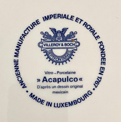 Grand plat série " Acapulco " - VILLEROY & BOCH