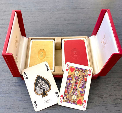 Must de CARTIER - Écrin avec 2 jeux de cartes de luxe