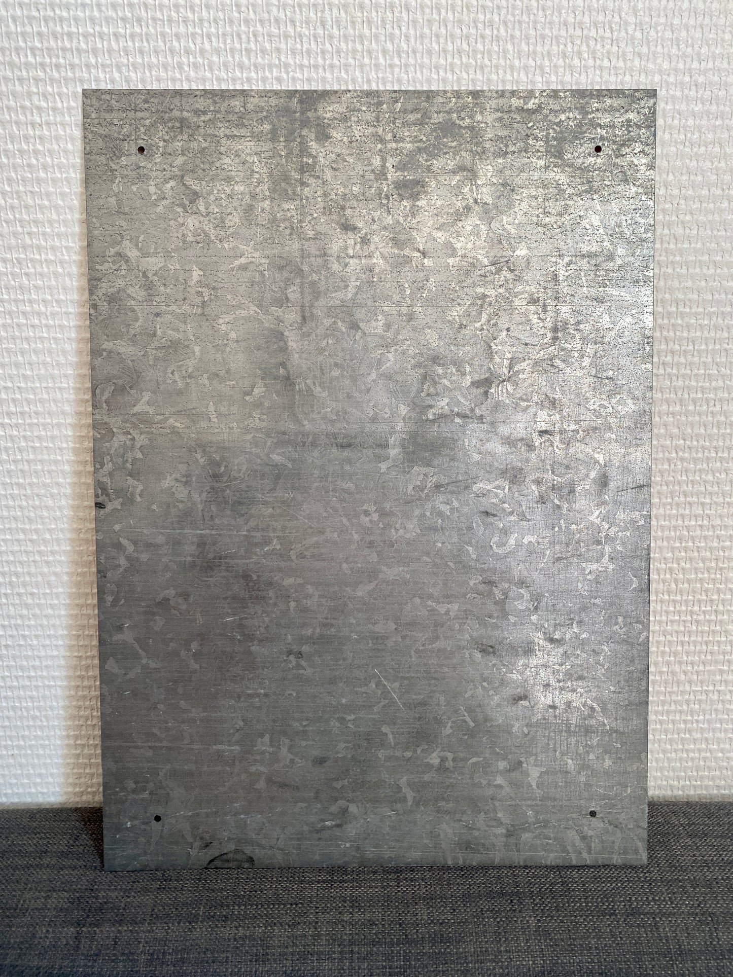 Plaque en acier - décoration industrielle - abri antiatomique