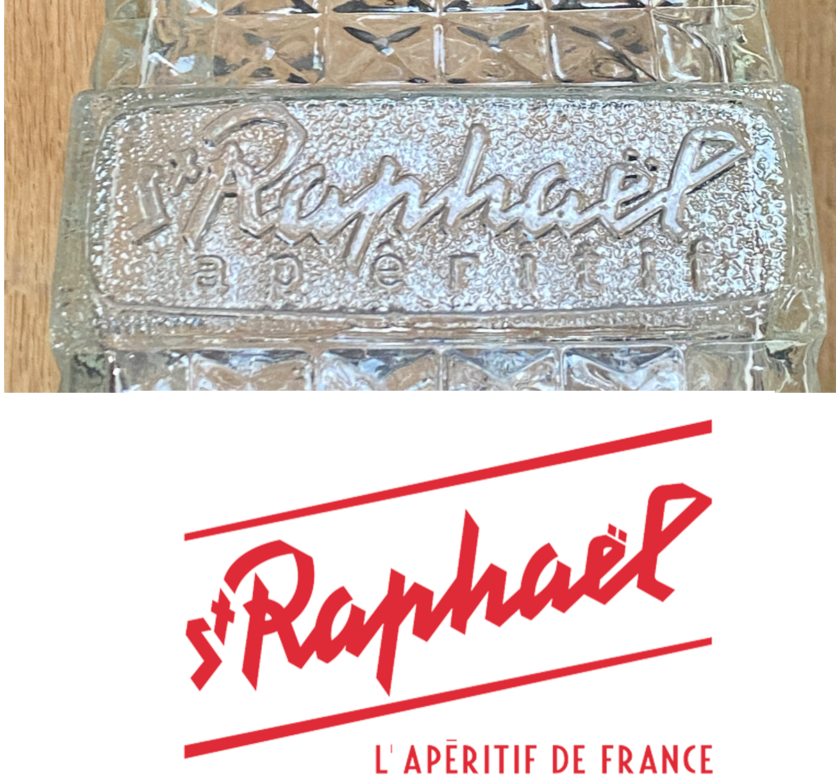 Carafe Vintage - St Raphaël apéritif - En verre