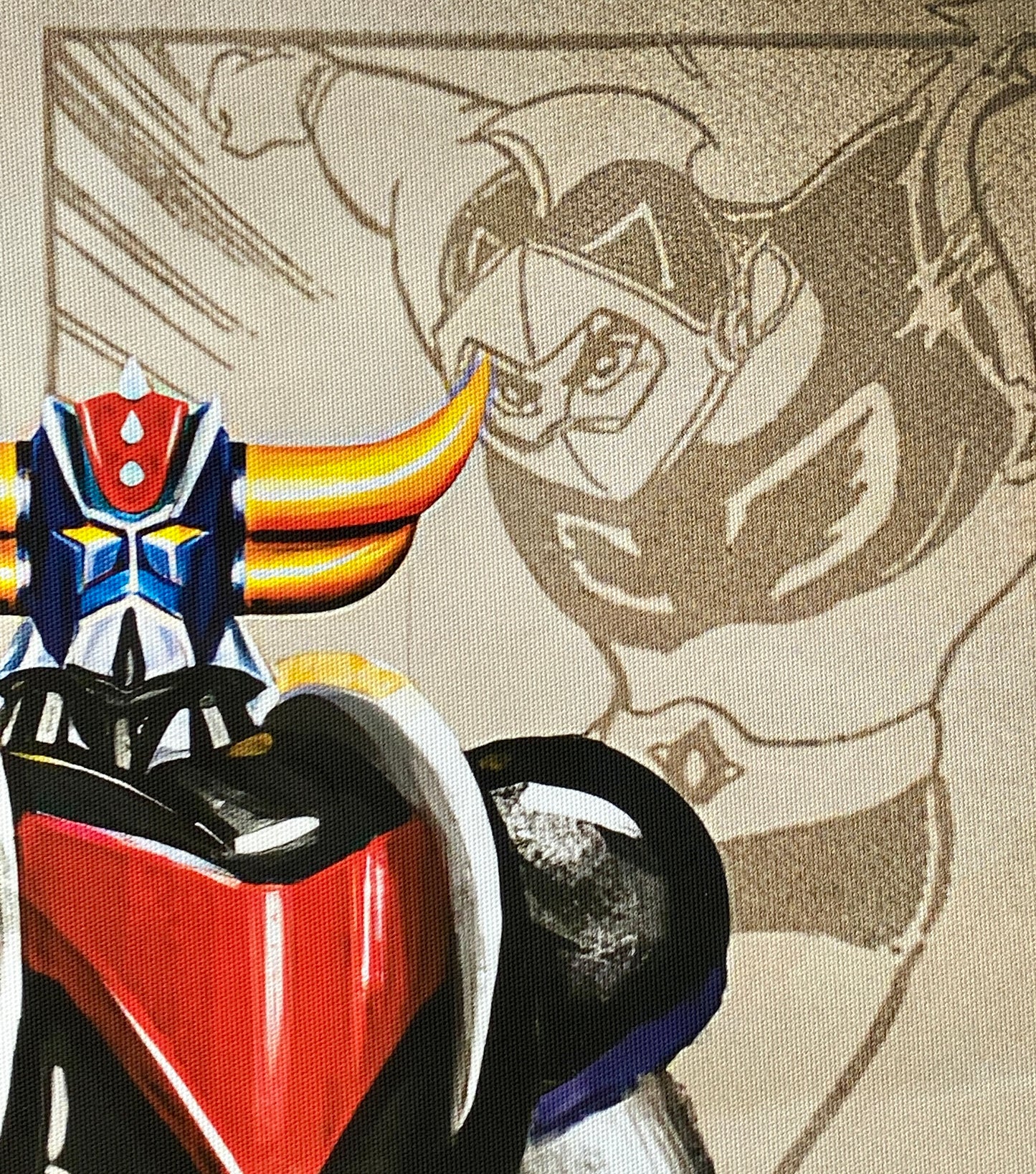 Goldorak - anime japonais - affiche en PVC