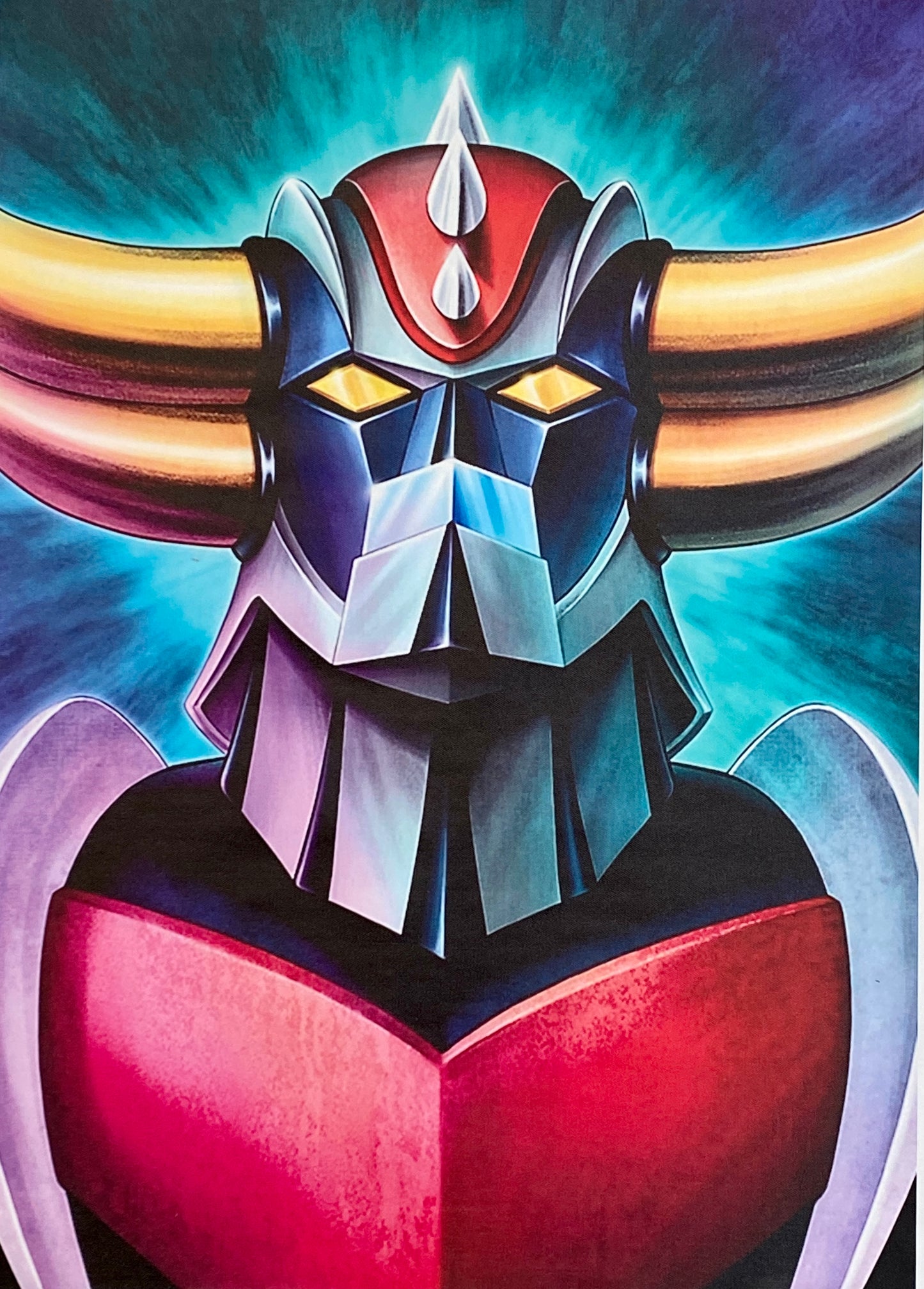 Goldorak (buste version classique) - anime japonais - affiche en toile PVC