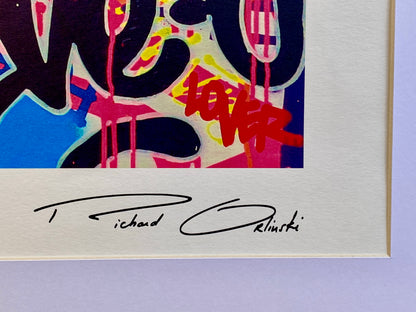 RAW ! pink, Richard Orlinski : Lithographie numérotée