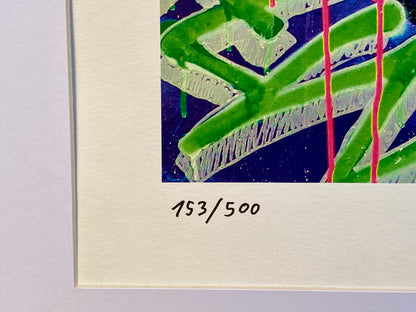 RAW ! pink, Richard Orlinski : Lithographie numérotée