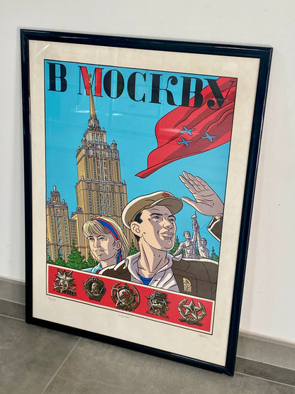 A Moscou ! - Tripp - Sérigraphie numérotée, signée