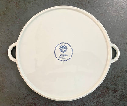 Plat rond en céramique, série " Acapulco " - Villeroy & Boch