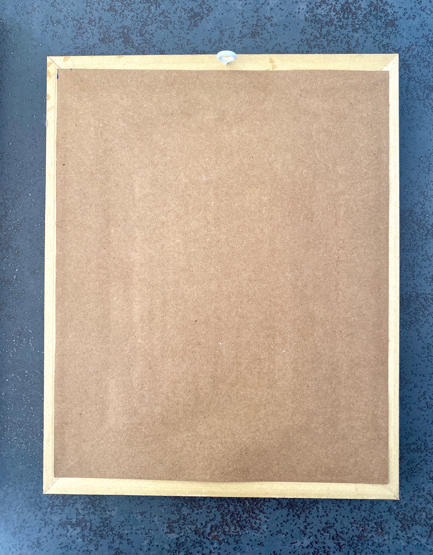 Petit miroir - bois - décor strié et doré